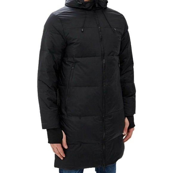 UNDER ARMOUR 1346321 001 STORM 600 Down Parka XL Coat Jacket Black Hoodie s-7711 - Picture 3 of 9